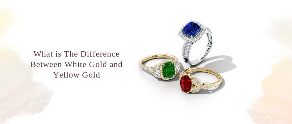 difference between white gold and yellow gold
